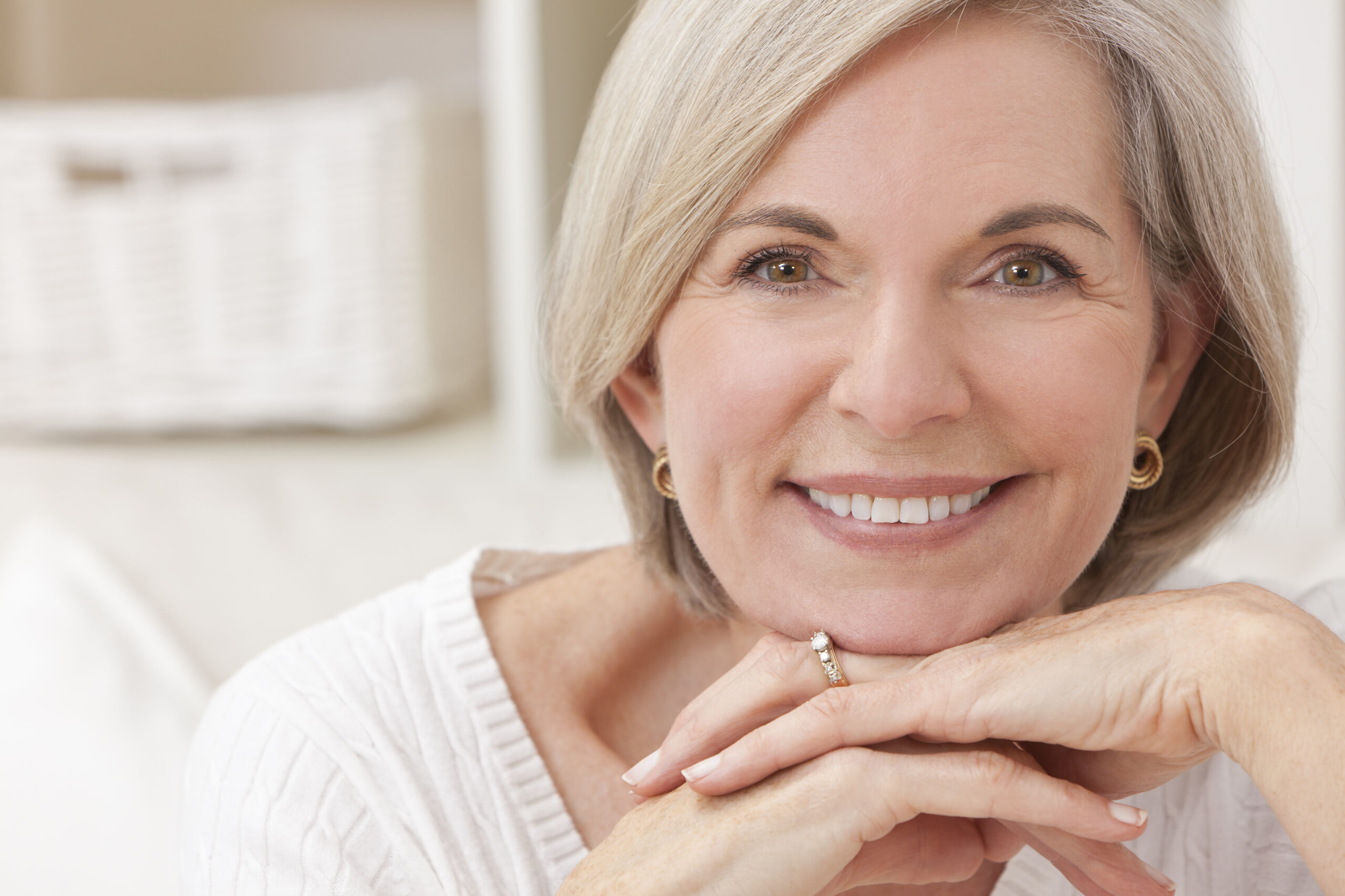 Attractive elegant senior woman