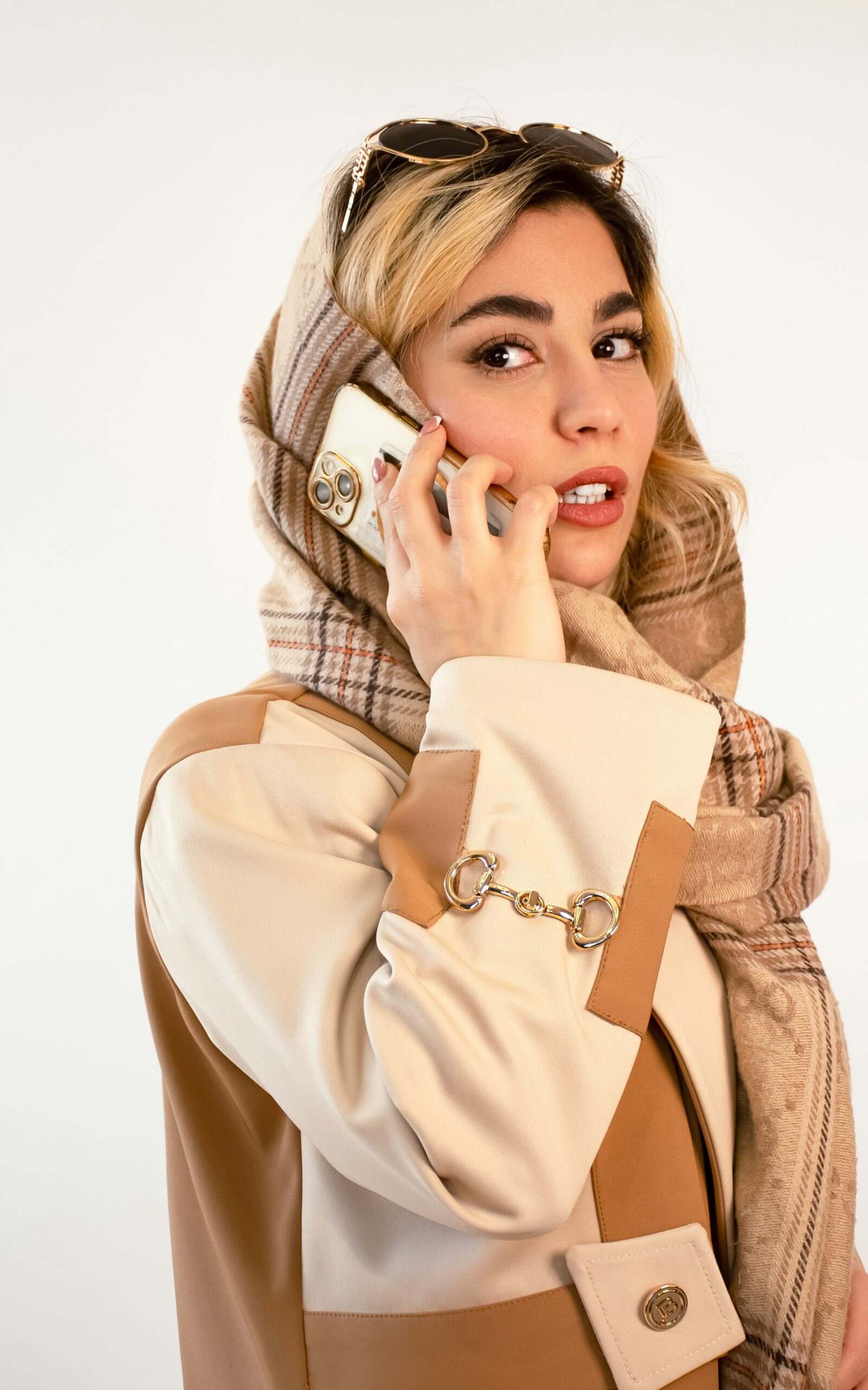 Lady on the phone